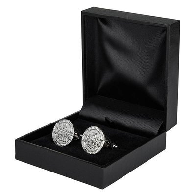 HEINEKEN SILVER PLATED CUFFLINKS