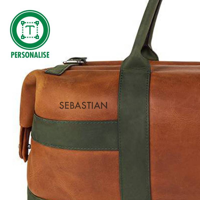 HEINEKEN RETRO LEATHER TRAVEL BAG 2